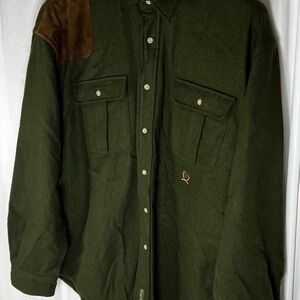Tommy Hilfiger Olive Green Shirt Jacket